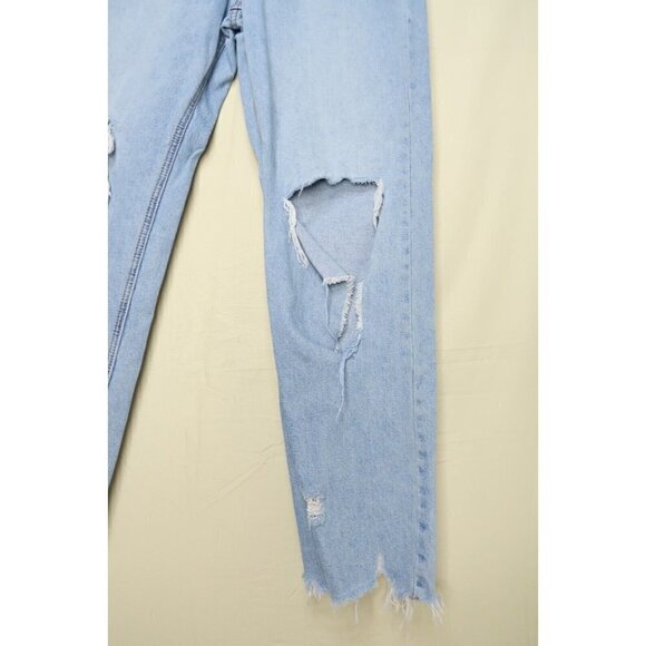 BDG Urban Outfitters Cowboy Jeans Womens 29 Distressed Denim High Rise Raw Hem - Picture 4 of 10